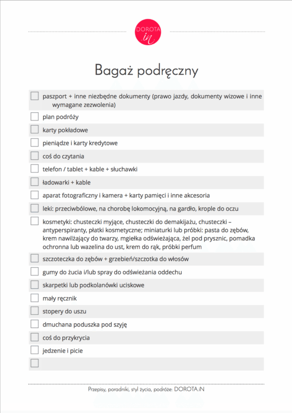 lista pakowania do samolotu-zdjęcie tytułowe
