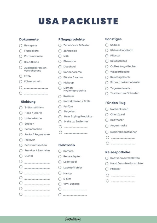 lista pakowania do usa-zdjęcie tytułowe